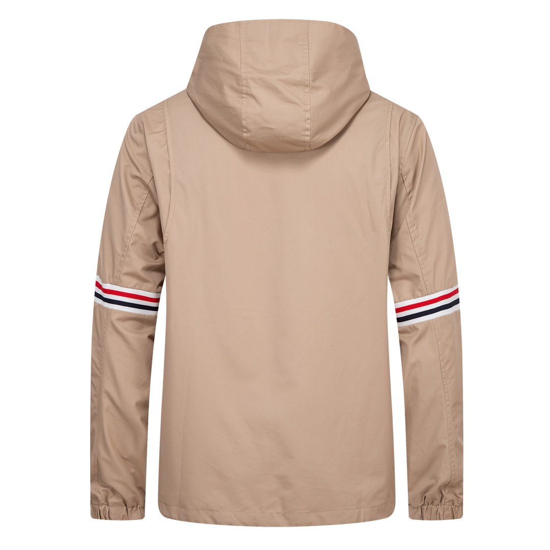 MR.TOM Khaki Hooded Jacket