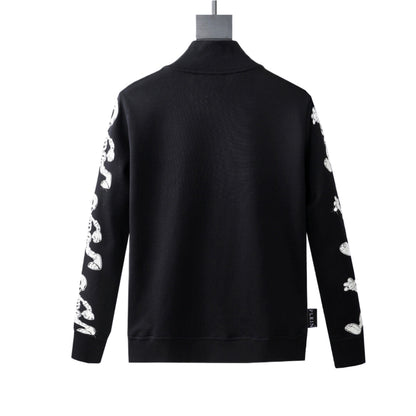 US-LOGO Sports Black Hoodie
