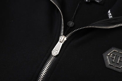 SOLO- Stand collar sweatshirt