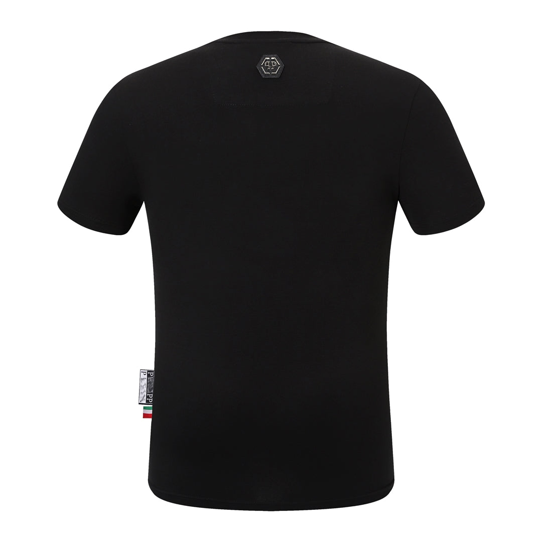 SOLO-Hot stamping Skull T-shirt