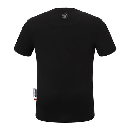 SOLO-Hot stamping Skull T-shirt