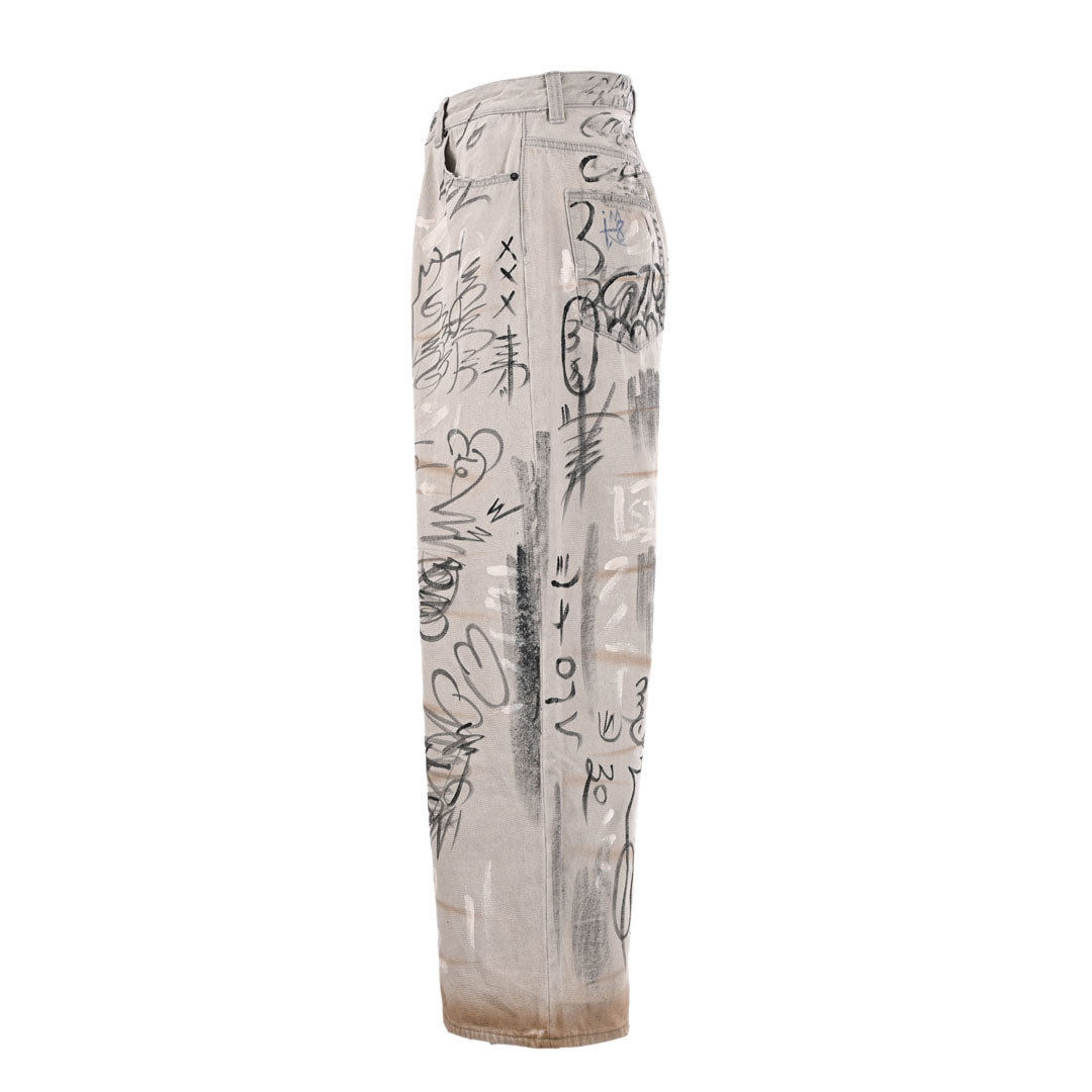 2026SS Graffiti Man Jeans