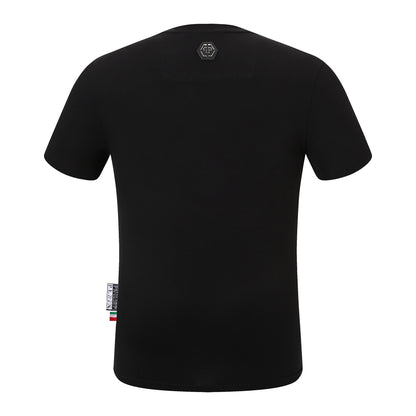 SOLO-Hot stamping Skull T-shirt