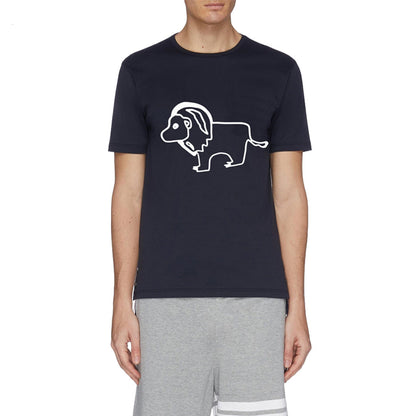 MR.TOM Lion print T-shirt