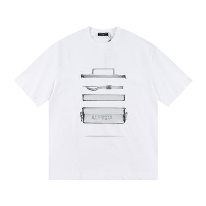 2025ss Printed Couples' Style T-shirt