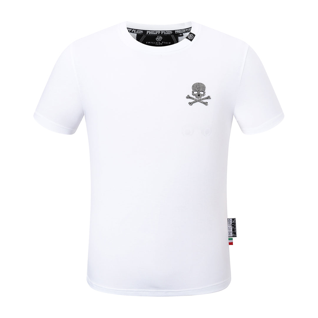 SOLO-Hot stamping Skull T-shirt