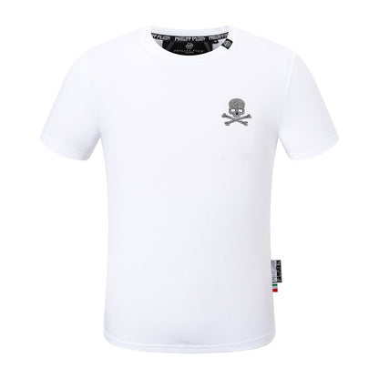 SOLO-Hot stamping Skull T-shirt