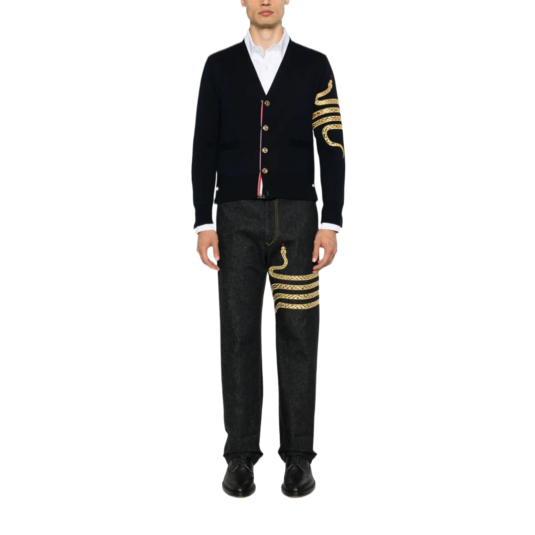 THOM  2025ss Colorblock sweater