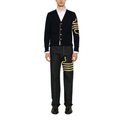 THOM  2025ss Colorblock sweater
