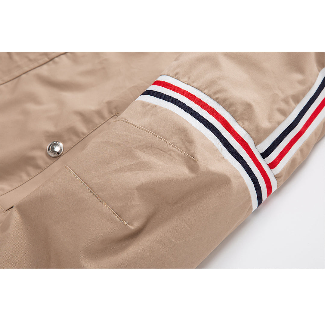 MR.TOM Khaki Hooded Jacket