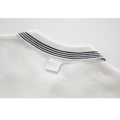 MR.TOM  Women stripe POLO shirt