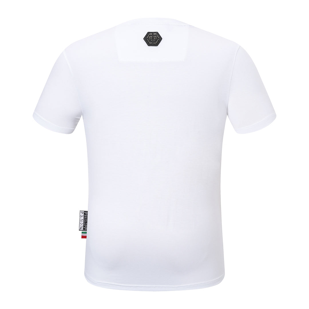 SOLO-Hot stamping Skull T-shirt
