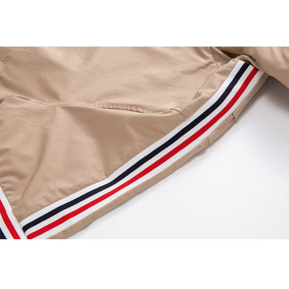 MR.TOM Khaki Hooded Jacket