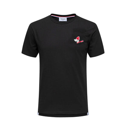 MR.TOM Christmas Dog Embroidery T-shirt