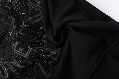SOLO- LOGO Stand collar Ｈoodie