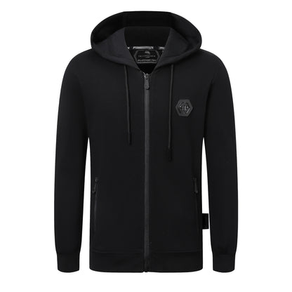 SOLO- LOGO Stand collar Ｈoodie