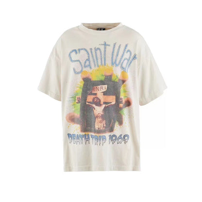 SOLO-Saint Michael Print T-shirt