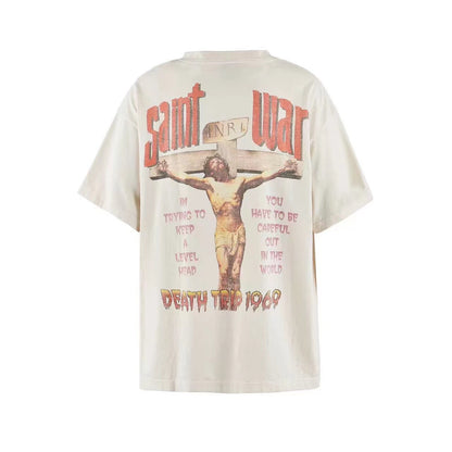 SOLO-Saint Michael Print T-shirt