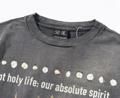 SOLO-Saint Michael Print T-shirt