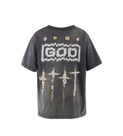 SOLO-Saint Michael Print T-shirt