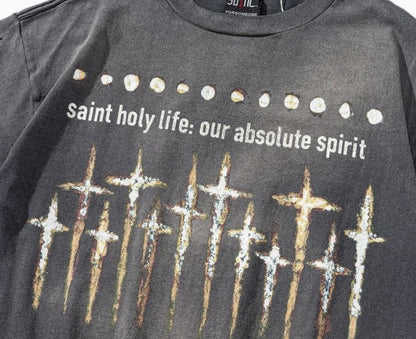 SOLO-Saint Michael Print T-shirt