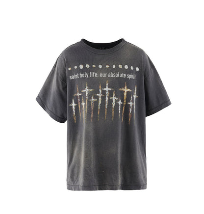SOLO-Saint Michael Print T-shirt