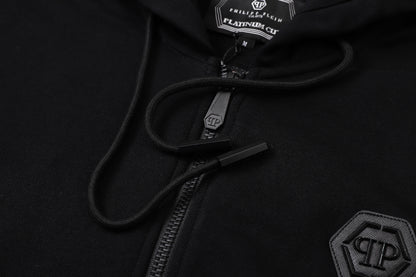 SOLO- LOGO Stand collar Ｈoodie