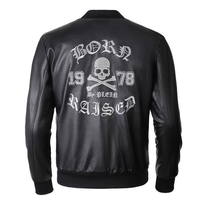 SOLO-LOGO Cowhide Jacket