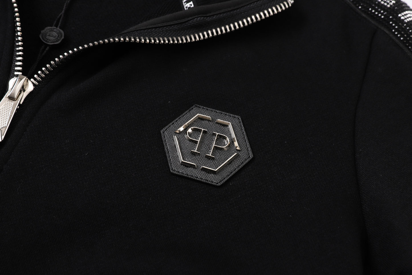 SOLO- Stand collar sweatshirt