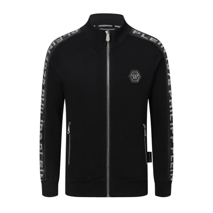SOLO- Stand collar sweatshirt