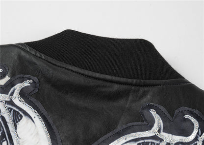 SOLO-Black Cowhide jacket